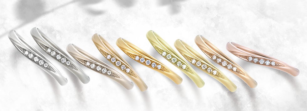 リングの素材アレンジ